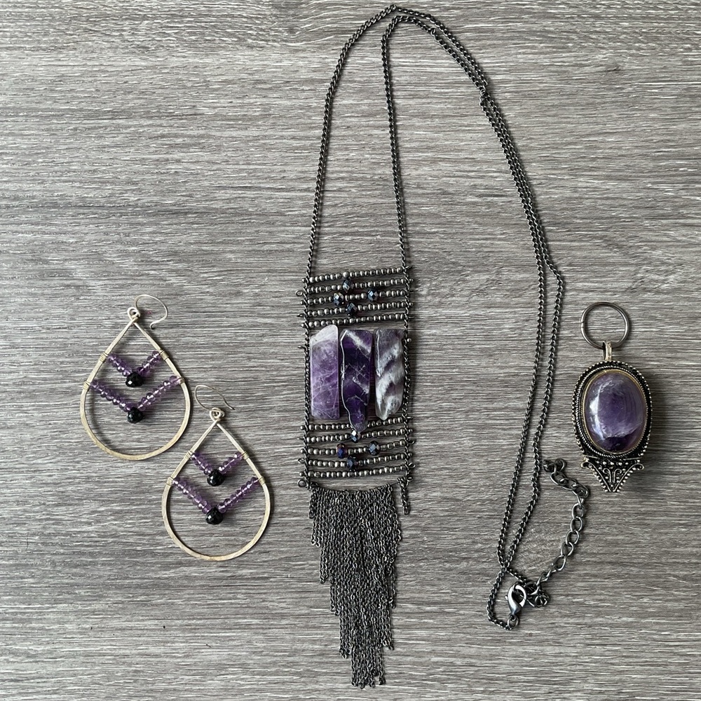 Amethyst Jewelry Bundle